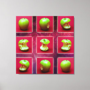 Eclipse van de groene ster canvas afdruk