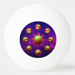 Eclipse van de groene ster pingpongbal