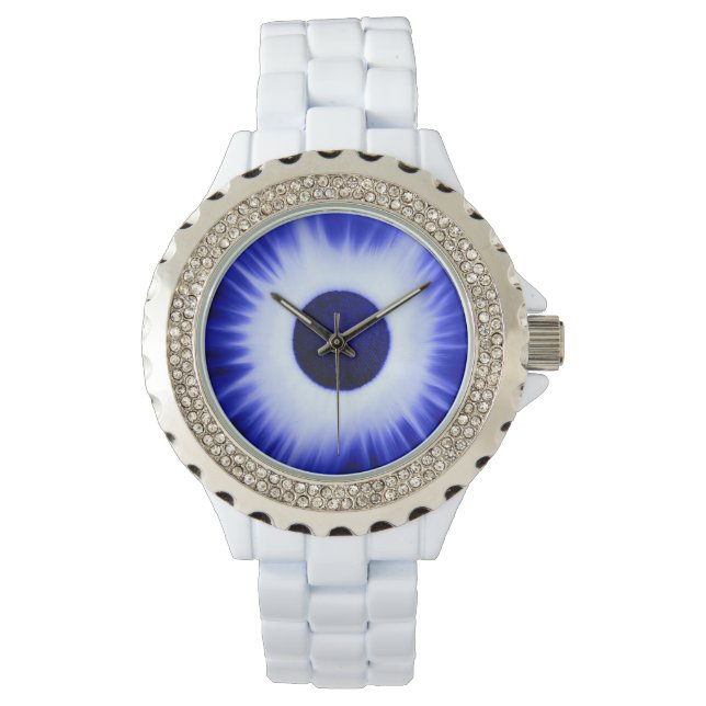 Eclipse Watch, Neon Blue Horloge (Voorkant)