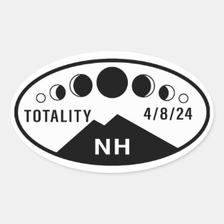 Eclipse Waterfles Sticker - New Hampshire - 24