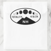 Eclipse Waterfles Sticker - New Hampshire - 24 (Tas)