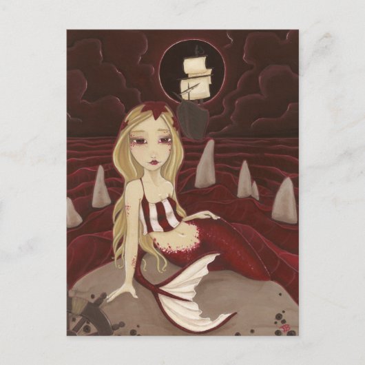 Eclipse - Zeemeermin briefkaart (Voorkant)