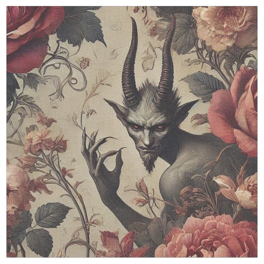 Eclipsed Grace - Gothic Victoriaans Statement Tege Stof (Close Up)