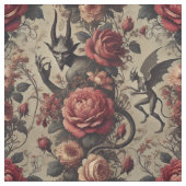 Eclipsed Grace - Gothic Victoriaans Statement Tege Stof (Swatch)
