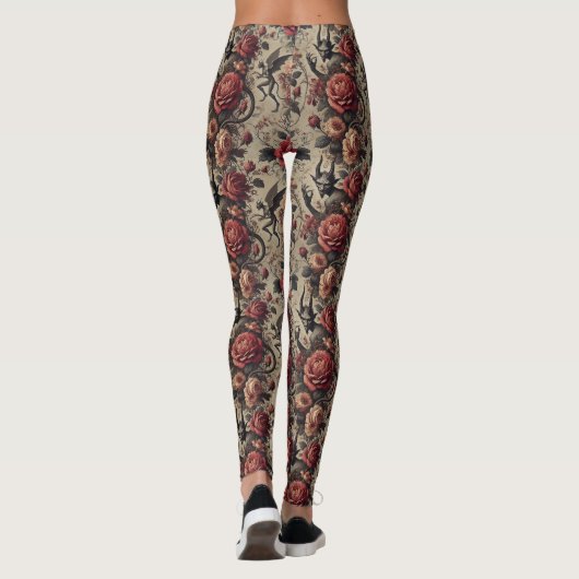 Eclipsed Grace - Gotisch Victoriaans Leggings (Achterkant)