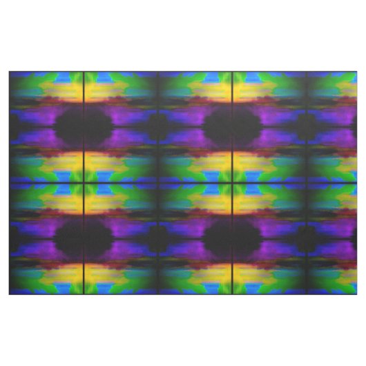 Eclispe Moon Storm Fabric Stof (Fat Quarter)