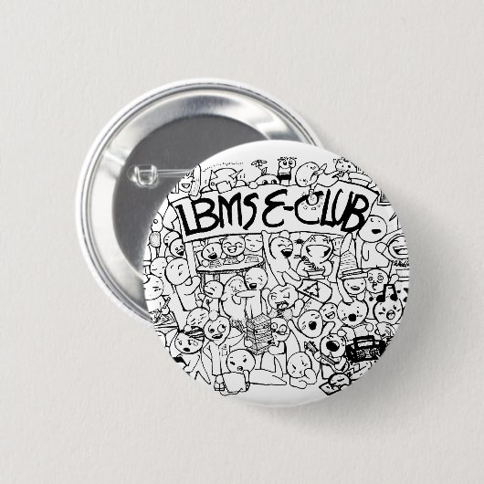 EClub-Button Ronde Button 5,7 Cm (Voorkant /achterkant)