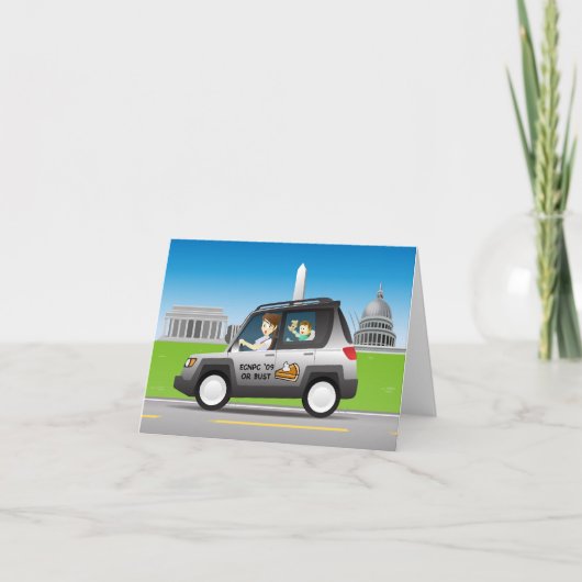 ECNPC 2009 notecard Kaart (Voorkant)