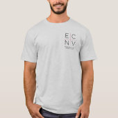 ECNV logo T-shirt (uniseks) (Voorkant)