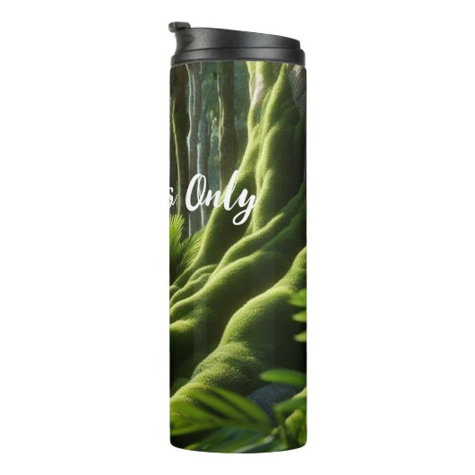 eco-aards levendig groen mos thermosbeker (Geroteerd rechts)