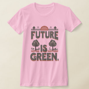 eco-activistisch minimalisme t-shirt