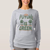 eco-activistisch minimalisme t-shirt (Voorkant)