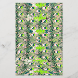 Eco Africa Motif – Natuur-geïnspireerde Afrikaanse Briefpapier