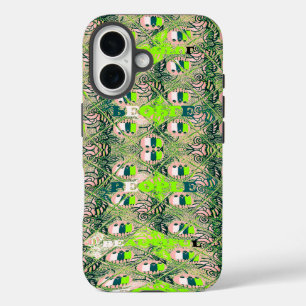 Eco Africa Motif – Natuur-geïnspireerde Afrikaanse iPhone 16 Hoesje