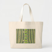 Eco Africa Motif – Natuur-geïnspireerde Afrikaanse Grote Tote Bag (Voorkant)