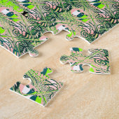 Eco Africa Motif – Natuur-geïnspireerde Afrikaanse Legpuzzel (Zijkant)