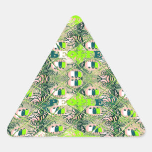 Eco Africa Motif – Natuur-geïnspireerde Afrikaanse Sticker