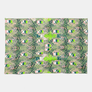 Eco Africa Motif – Natuur-geïnspireerde Afrikaanse Theedoek