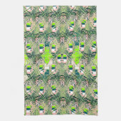 Eco Africa Motif – Natuur-geïnspireerde Afrikaanse Theedoek (Verticaal)