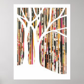 Eco Art Tree gemengde media afdrukken Poster (Voorkant)