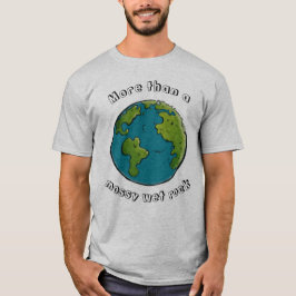 Eco bewuste grappige T-Shirt "Save Planet Earth"