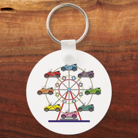 Eco Car Ferris Wheel Sleutelhanger (Voorkant)