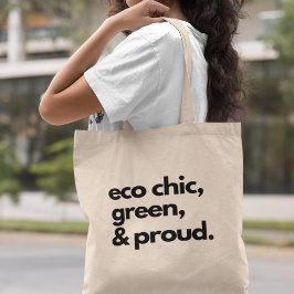 Eco Chic Groen Wonen Duurzame Cadeaus Tote Bag