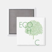 eco-chic magneet (Voorkant / Achterkant)