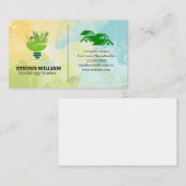 Eco City | Energielamp | Homes Visitekaartje (Voorkant / Achterkant)