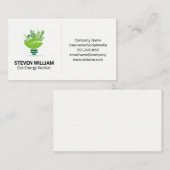 Eco City | spaarlamp Visitekaartje (Voorkant / Achterkant)