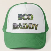 ECO DAD Ecotopia Design Kelly Green Trucker Hat Trucker Pet (Voorkant)