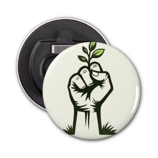 Eco Design | Nature-Inspired Button Flesopener (Voorkant)