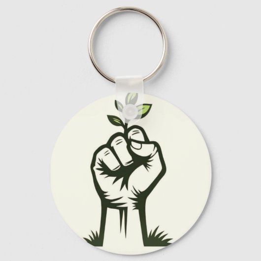 Eco Design | Natuur-Inspiratie Sleutelhanger (Voorkant)