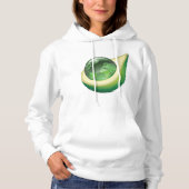 Eco Earth Avocado Wereldbol Sustainable Planet Hoodie (Voorkant)