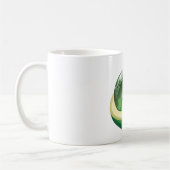 Eco Earth Avocado Wereldbol Sustainable Planet Koffiemok (Links)