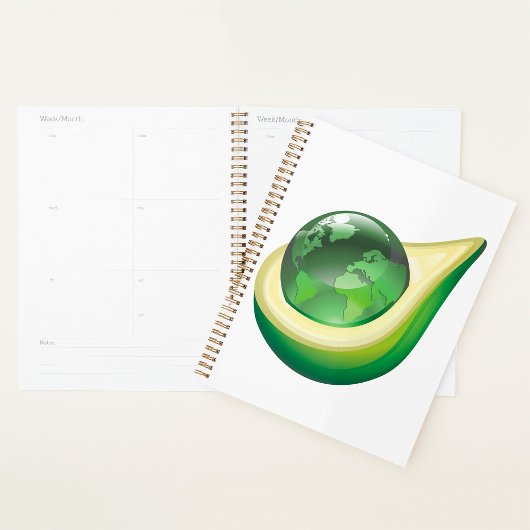Eco Earth Avocado Wereldbol Sustainable Planet Planner