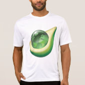 Eco Earth Avocado Wereldbol Sustainable Planet T-shirt (Voorkant)