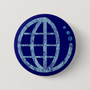 eco earth : conserve water ronde button 5,7 cm