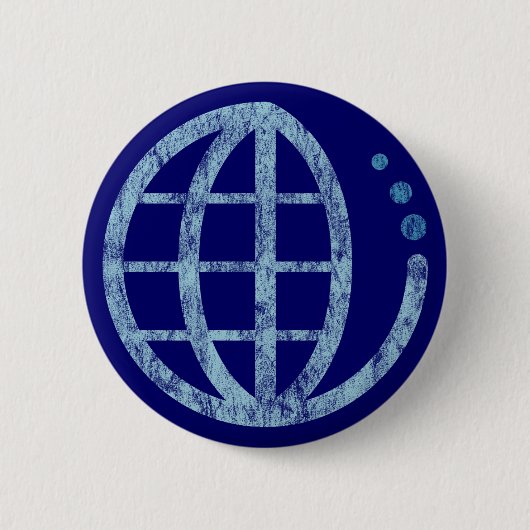 eco earth : conserve water ronde button 5,7 cm (Voorkant)
