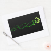 eco-echo rechthoekige sticker (Envelop)