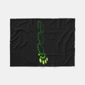 Eco Echo T-shirt Fleece Deken (Voorkant (Horizontaal))