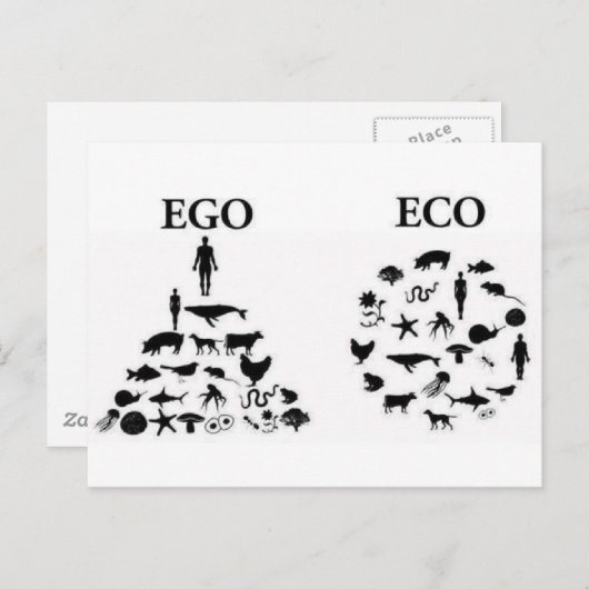 eco-ego briefkaart (Voorkant / Achterkant)