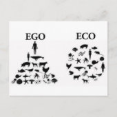 eco-ego briefkaart (Voorkant)
