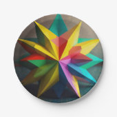 "Eco Elegance: biologisch afbreekbare papieren Bor Papieren Bordje (Voorkant)