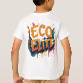 Eco-Elite Kinderen T-shirt (Achterkant)