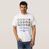 Eco- en vredessymbolen t-shirt (Voorkant volledig)