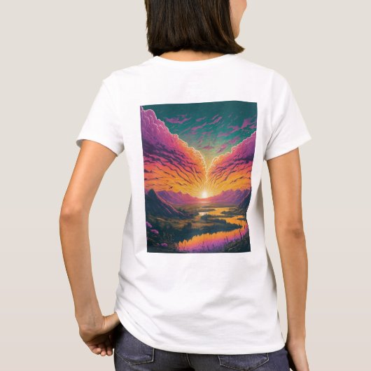 eco-evolutie t-shirt (Achterkant)