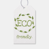 Eco Frendly Vegan Packaging Labels Cadeaulabel (Voorkant)