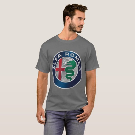 Eco Friendly Alfa Romeo s Sailboat T-shirt (Voorkant volledig)