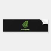 Eco Friendly Bumpersticker (Voorkant)